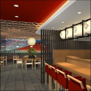 ラーメン店舗デザイン中国1