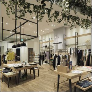 アパレルのインテリアデザイン