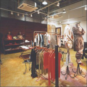 ファッション店舗のインテリアデザイン