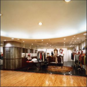 ファッション店舗のインテリアデザイン