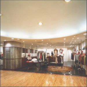 ファッション店舗のインテリアデザイン