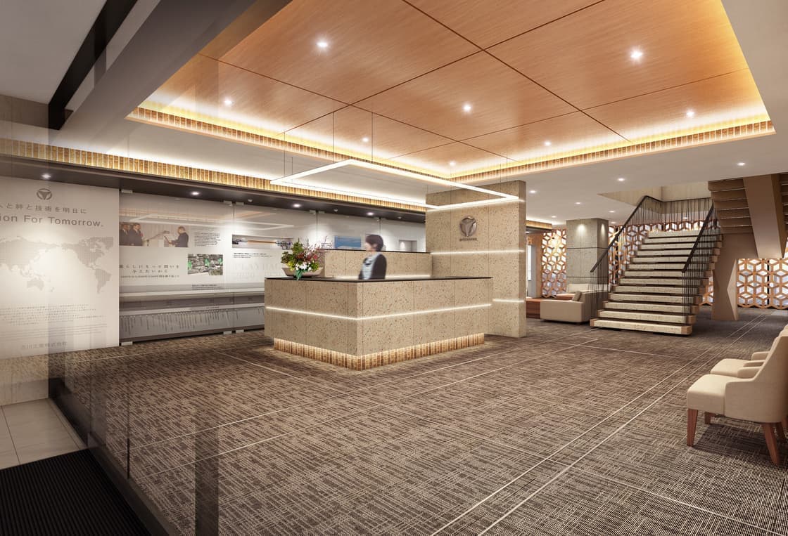 エントランスホールのパース