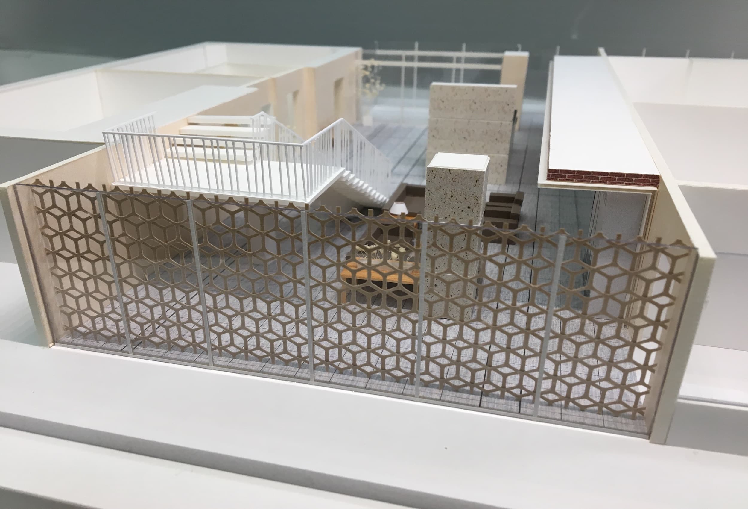 エントランスホールの模型