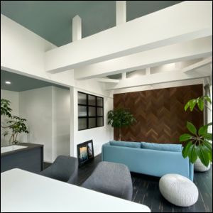 狭小住宅リビング