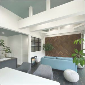 狭小住宅リビング